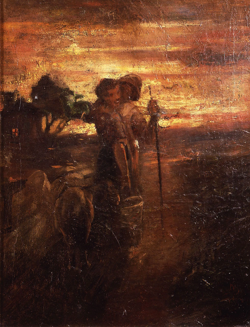 Un bacio alla fontana, 1881 - Galleria d’Arte Moderna, Milano